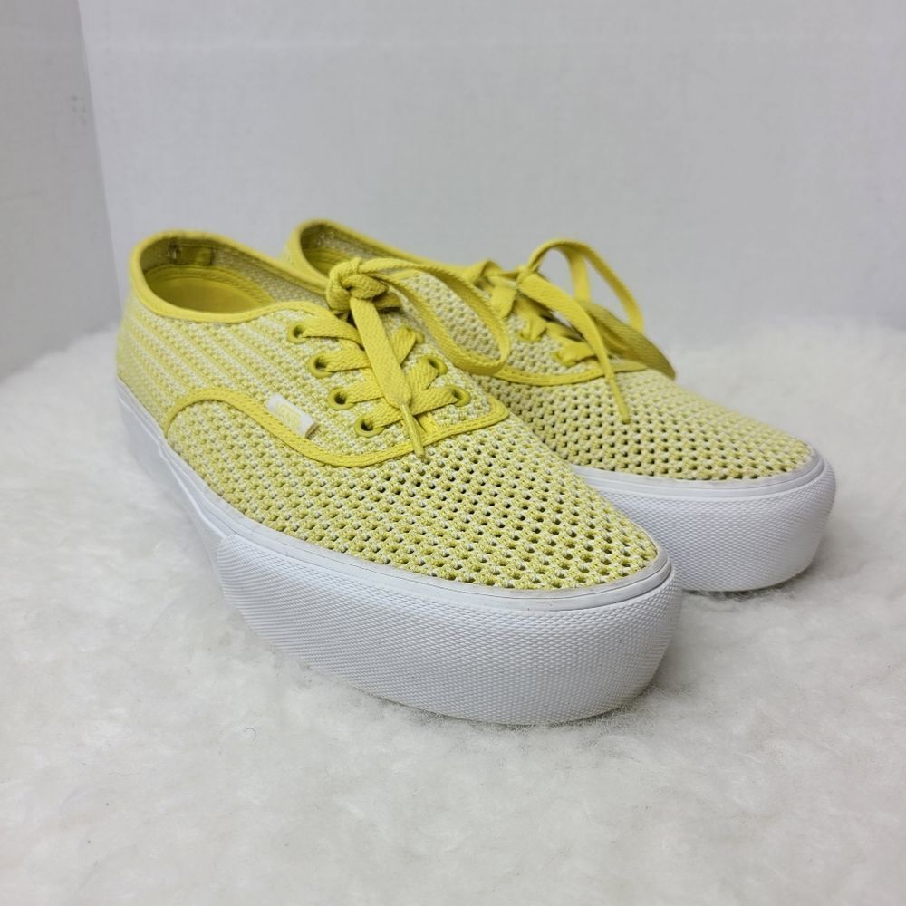 Vans Era Stacked Women's Sneaker Size 10.5  Platform 721454 Yellow Knif